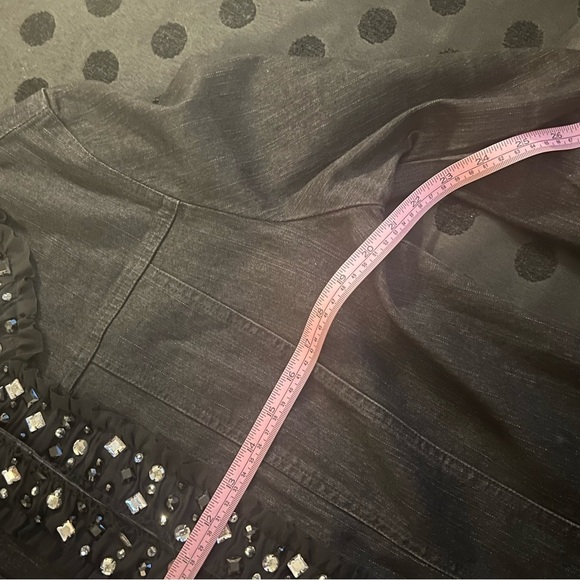 Ruby Rd Black Sparkly Jacket - Picture 11 of 12